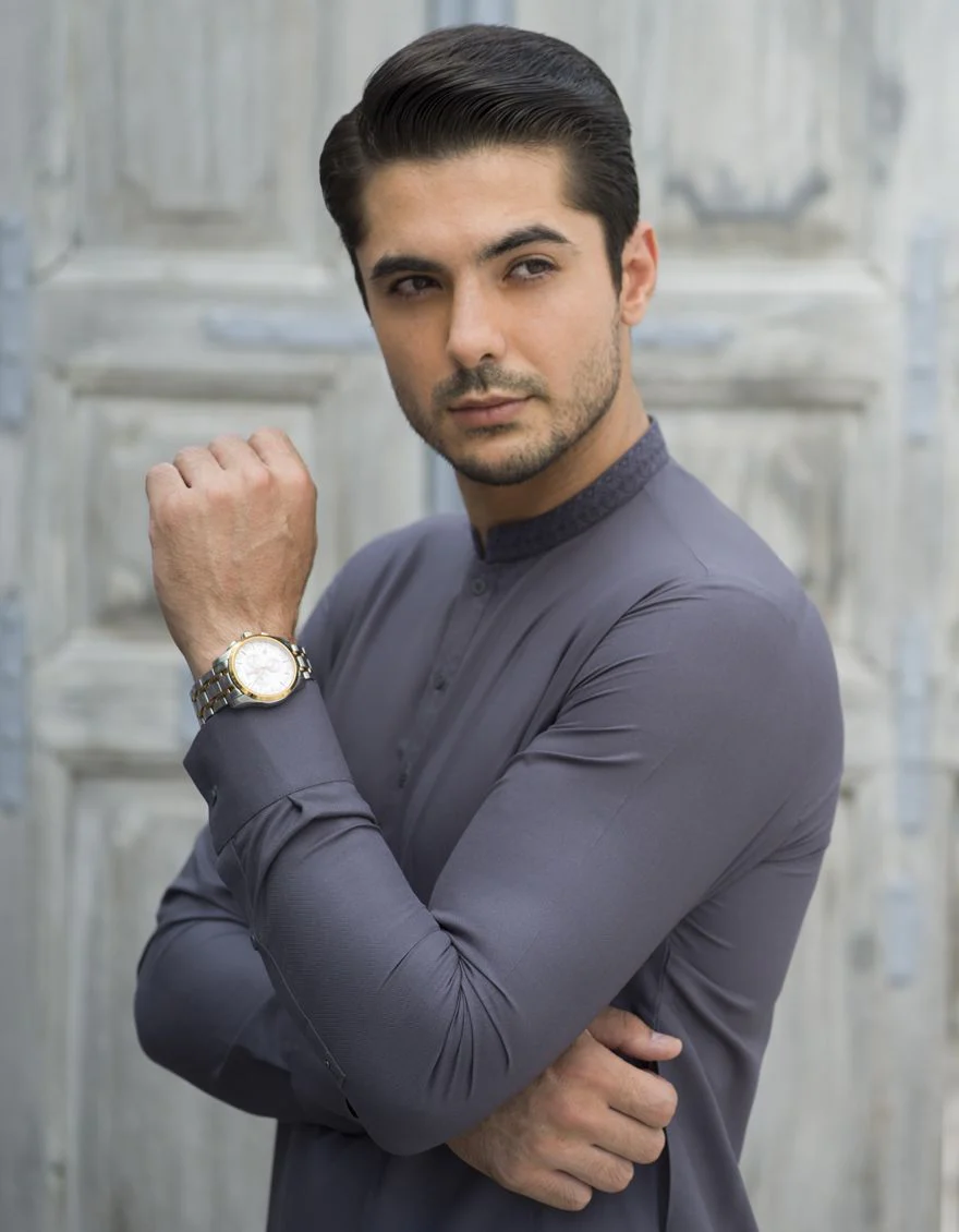 MAGNET GREY KAMEEZ SHALWAR | JJKS-S-US-36823/S21/JJ7231-SF - Image 3