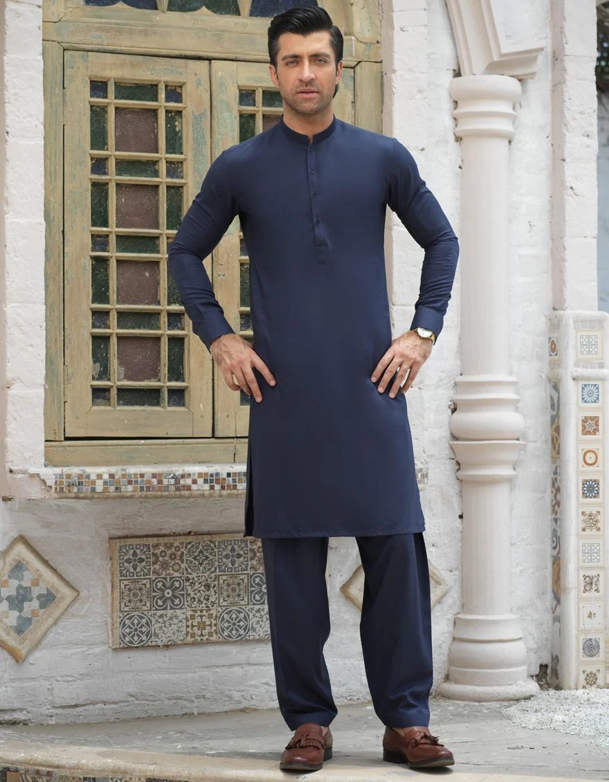 BLUE KAMEEZ SHALWAR | JJKS-S-US-36824/S21/JJ7232-SF - Image 5