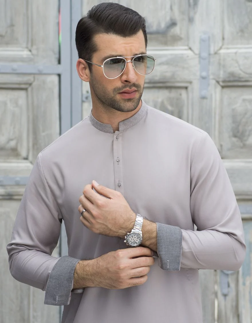 SMOKE GREY KAMEEZ SHALWAR | JJKS-S-US-36825/S21/JJ7231-SF - Image 2
