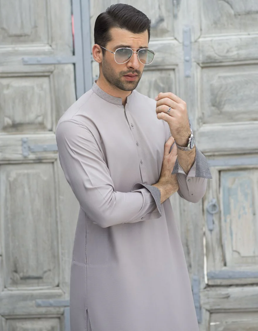 SMOKE GREY KAMEEZ SHALWAR | JJKS-S-US-36825/S21/JJ7231-SF - Image 3