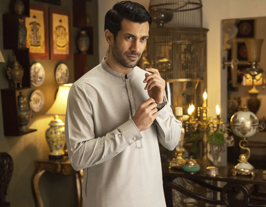 GREY KAMEEZ SHALWAR | JJKS-S-US-36857/S22/JJ7410-SF - Image 6