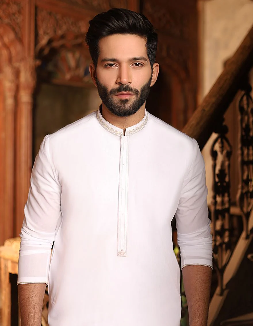 OPTICAL WHITE KAMEEZ SHALWAR | JJKS-S-US-39120/S21/JJ6733 - Image 2