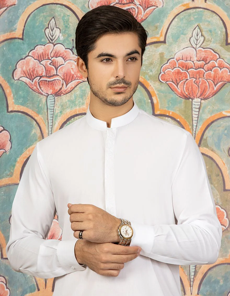 WHITE KAMEEZ SHALWAR | JJKS-S-US-40133/S21/JJ7235-SF - Image 2