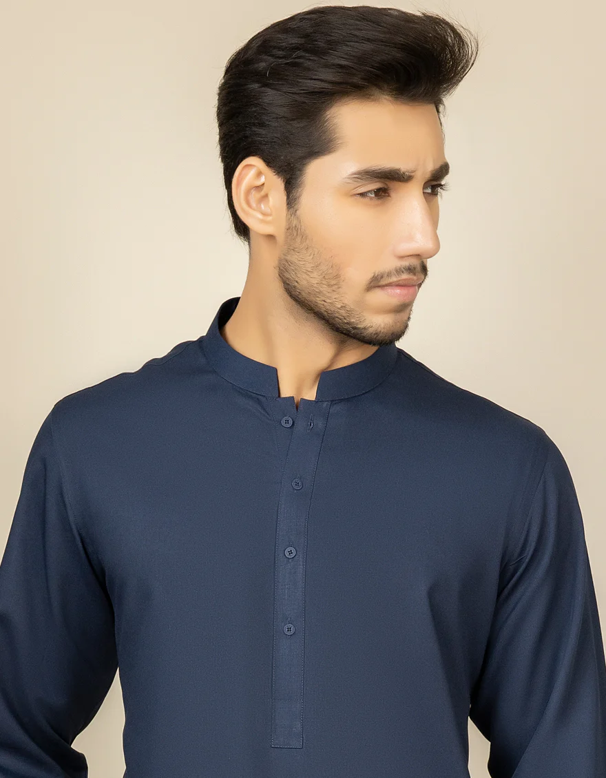 BLUE KAMEEZ SHALWAR | JJKS-US-04-30780-R28 - Image 2