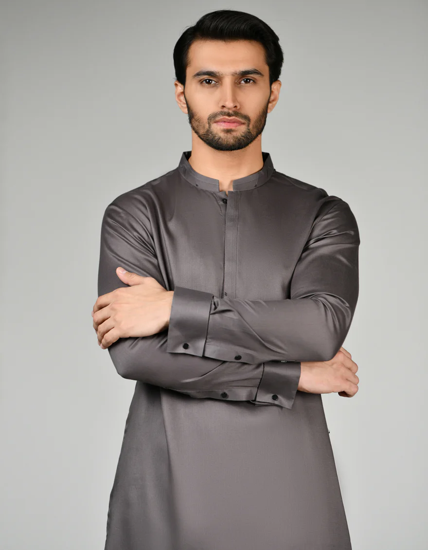 GREY KAMEEZ SHALWAR | JJKS-US-04-32725 - Image 3