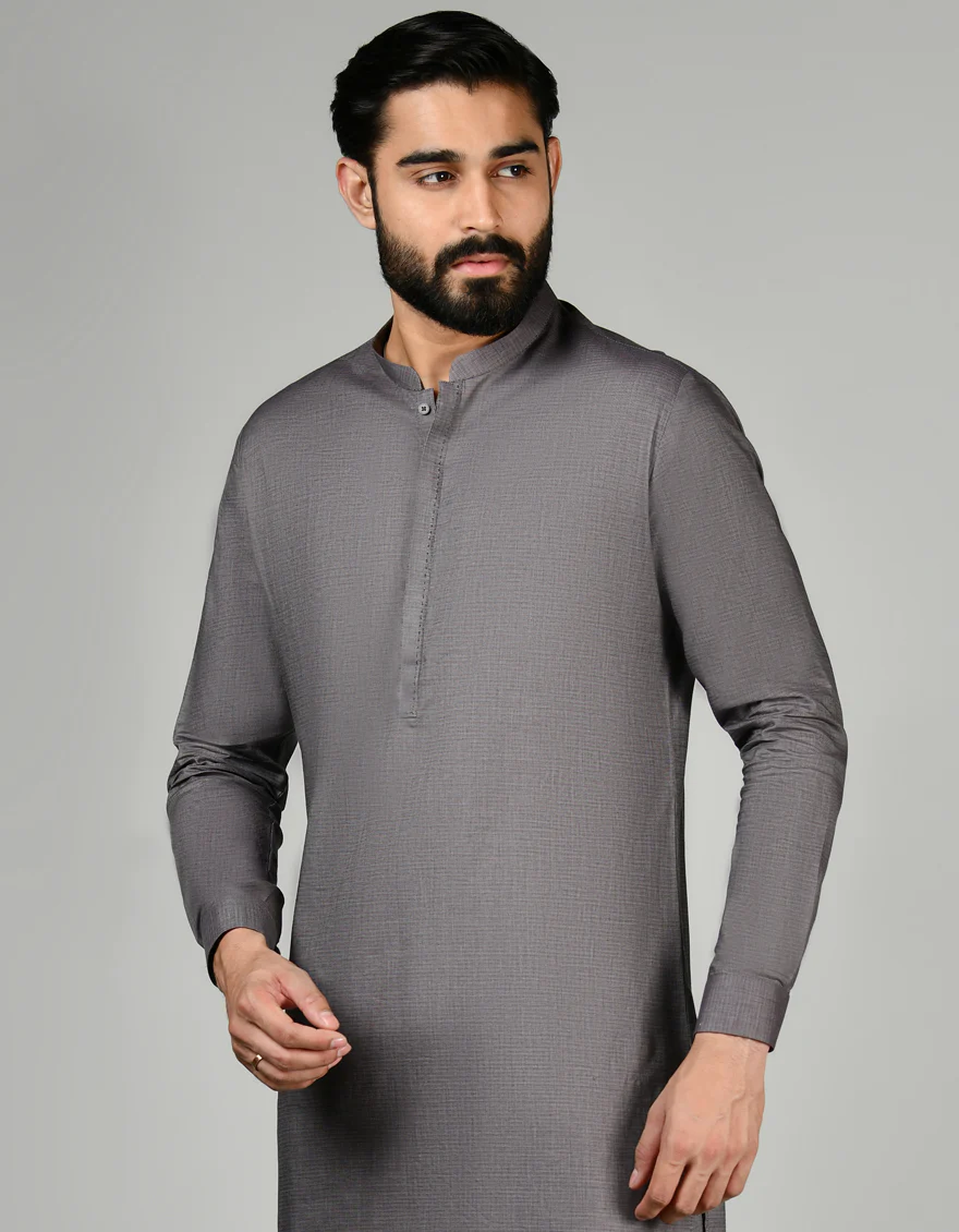 GREY KAMEEZ SHALWAR | JJKS-US-24-32820 - Image 3