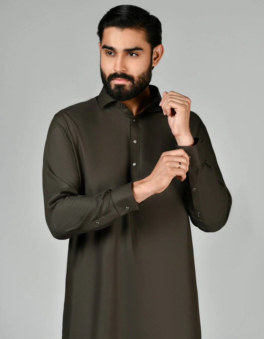 GREEN KAMEEZ SHALWAR | JJKS-US-24-32889 - Image 3