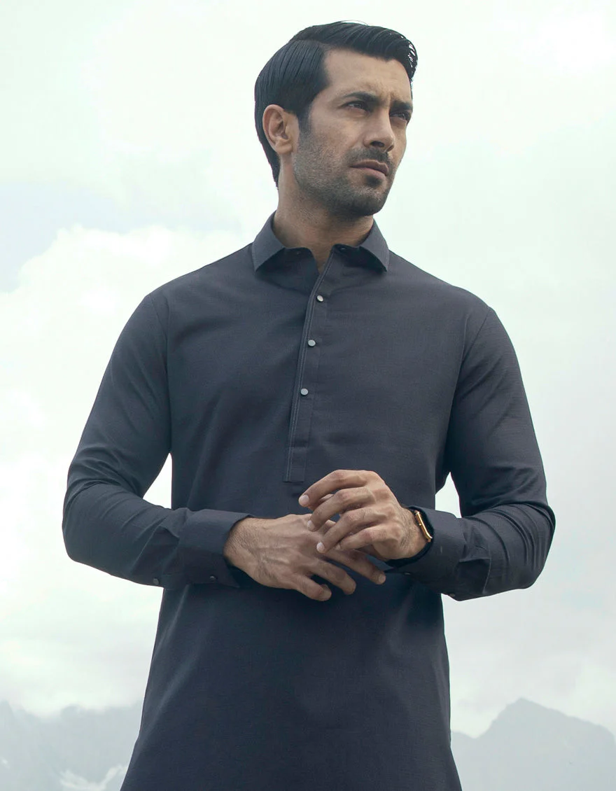 GREY KAMEEZ SHALWAR | JJKS-US-24-34526 - Image 2