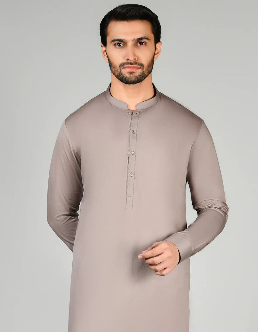 BROWN KAMEEZ SHALWAR | JJKS-US-24-34575 - Image 3
