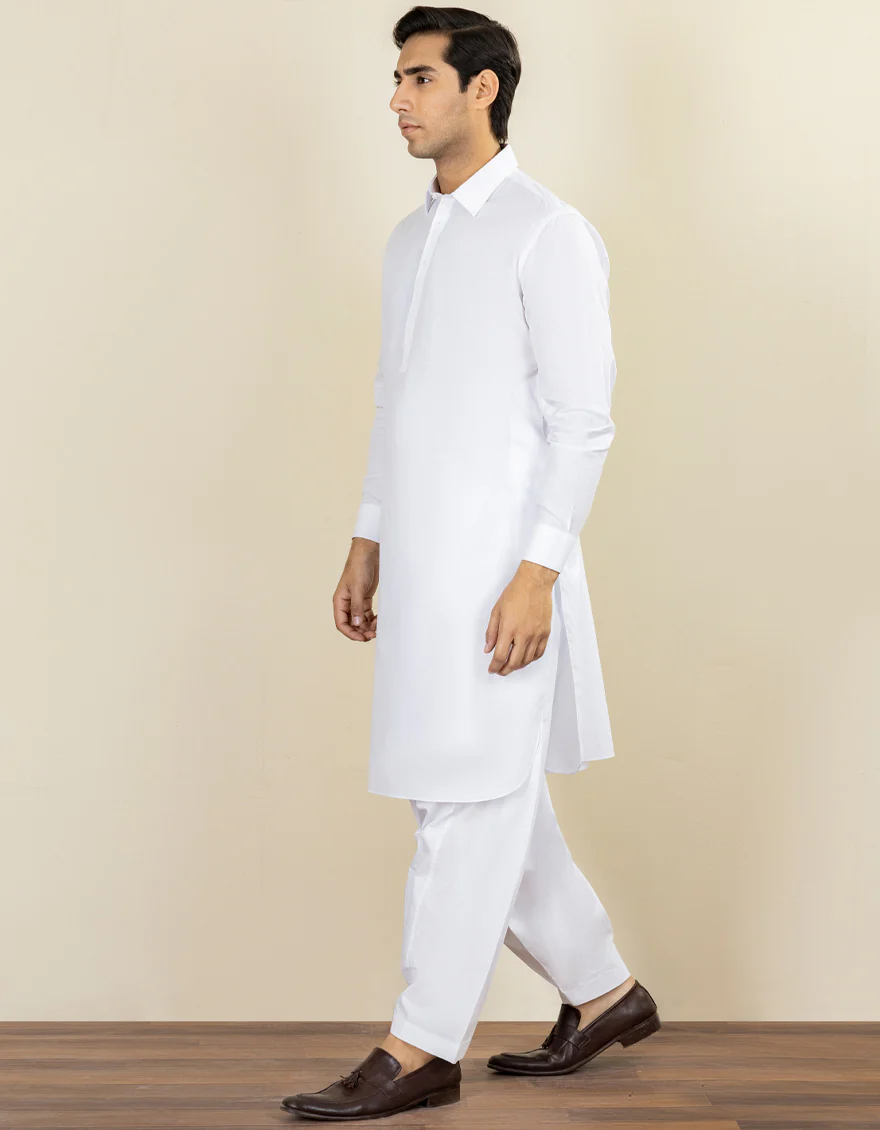 WHITE KAMEEZ SHALWAR | JJKS-US-24-40202-R3 - Image 3