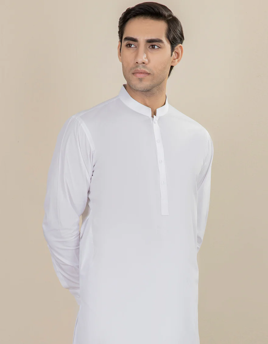 WHITE KAMEEZ SHALWAR | JJKS-US-24-40262-R3 - Image 3