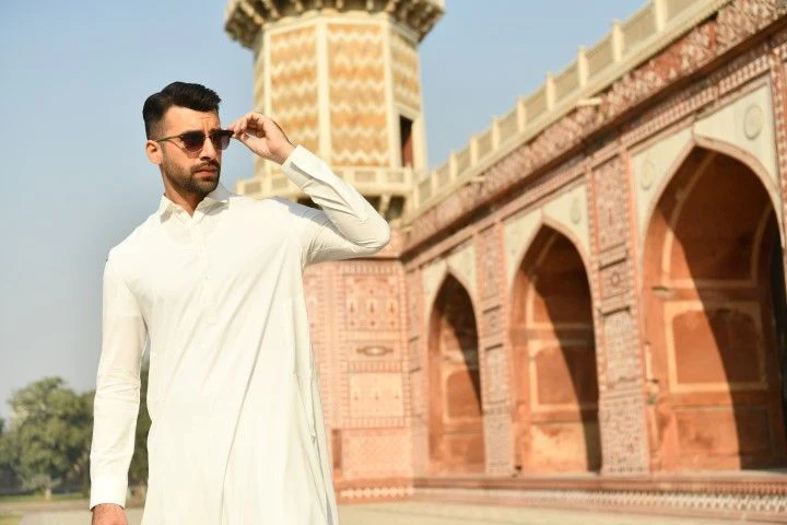 OFF WHITE KAMEEZ SHALWAR | JJKS-US-42321/S22/JJ8156-CL - Image 5
