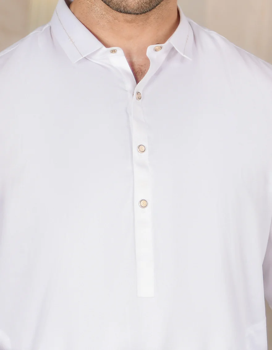 WHITE COTTON KAMEEZ SHALWAR | JJKS-US-43153/A22/JJ7544-CL - Image 2