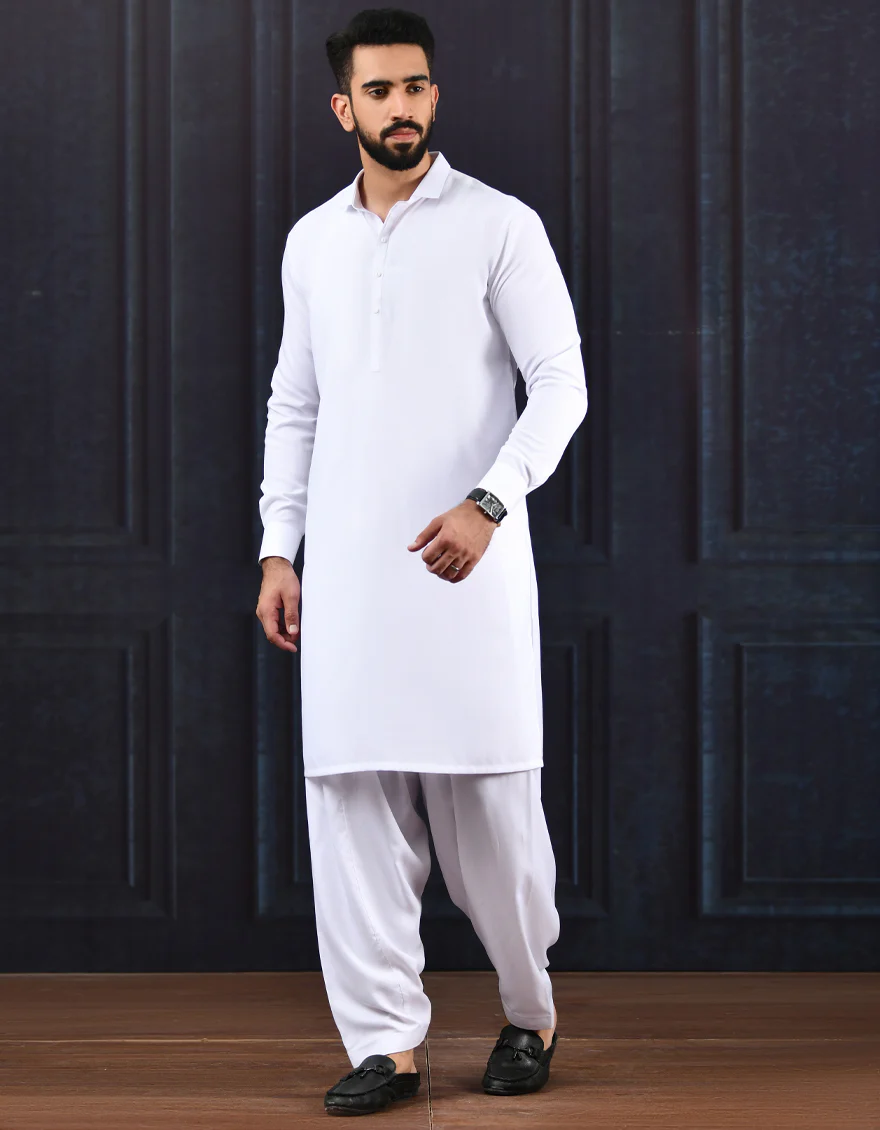 WHITE VISCOSE KAMEEZ SHALWAR | JJKS-US-44107/A22/JJ8346-CL - Image 4