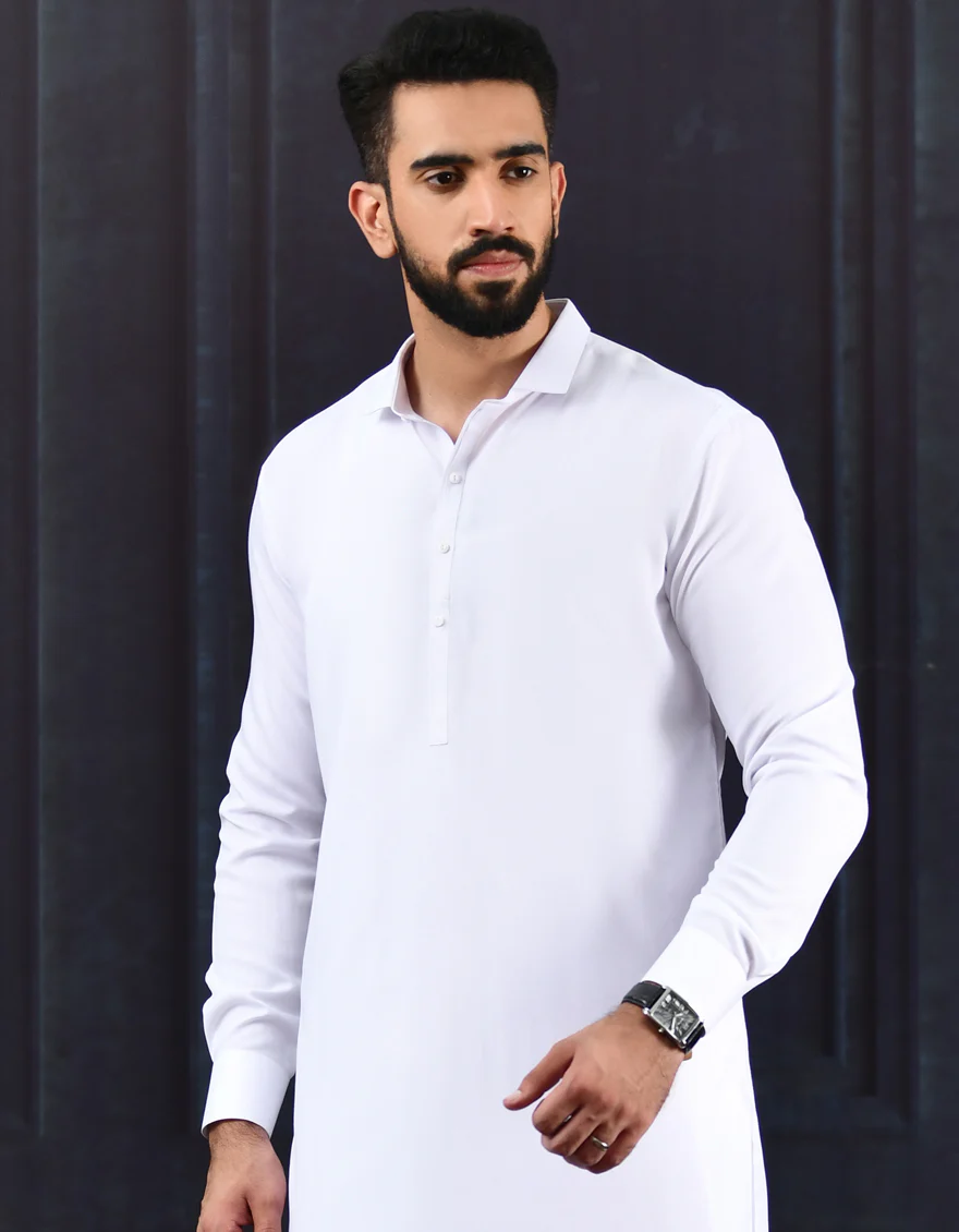WHITE VISCOSE KAMEEZ SHALWAR | JJKS-US-44107/A22/JJ8346-CL - Image 5