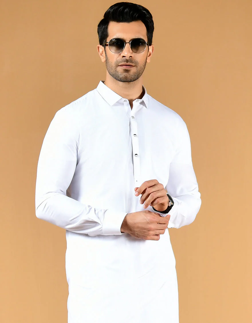 WHITE VISCOSE KAMEEZ SHALWAR | JJKS-US-45003/A22/JJ8189-CL - Image 3
