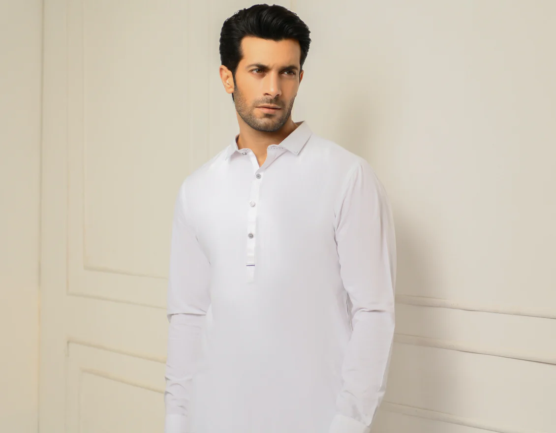 OFF WHITE BLENDED KAMEEZ SHALWAR | JJKS-US-45037/A22/JJ8189-CL - Image 4
