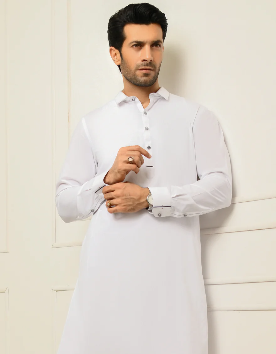 OFF WHITE BLENDED KAMEEZ SHALWAR | JJKS-US-45037/A22/JJ8189-CL - Image 5