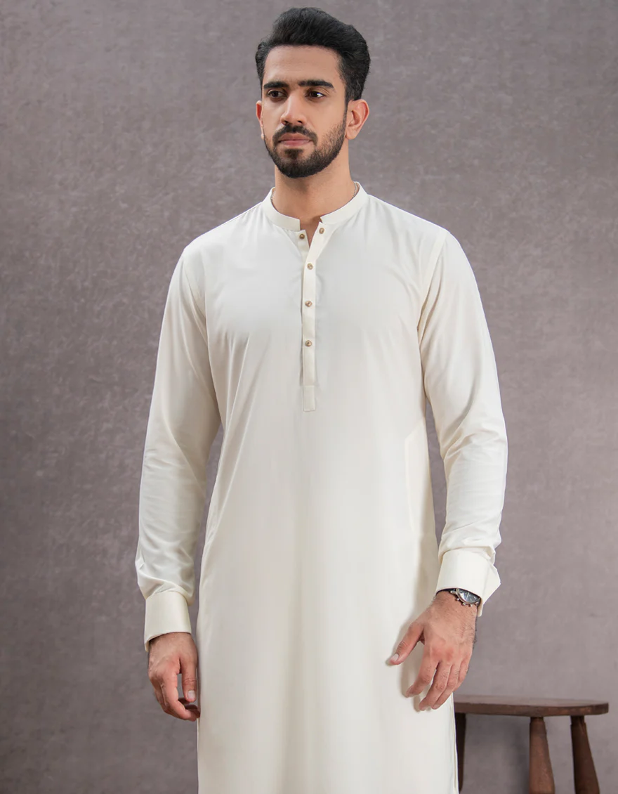 CREAM BLENDED KAMEEZ SHALWAR | JJKS-US-45038/A22/JJ7196-CL - Image 3