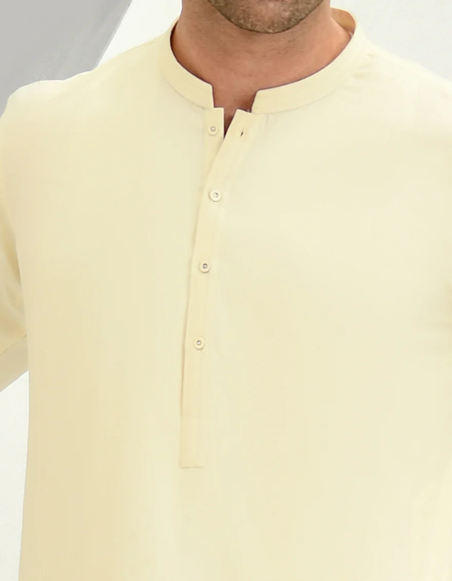 CREAM VISCOSE KAMEEZ SHALWAR | JJKS-US-45060/A22/JJ7196-CL - Image 2