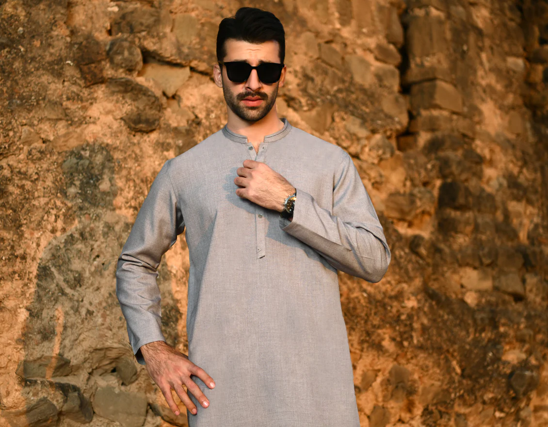 DULL PURPLE BLENDED KAMEEZ SHALWAR | JJKS-US-45148/A23/JJ8796-CL - Image 4