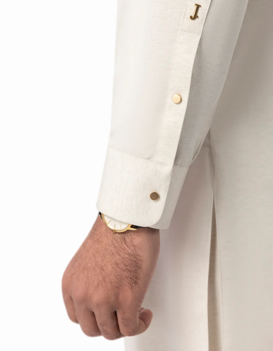 CREAM BLENDED KAMEEZ SHALWAR | JJKS-W-47565/S25/JJ10517-PN - Image 4