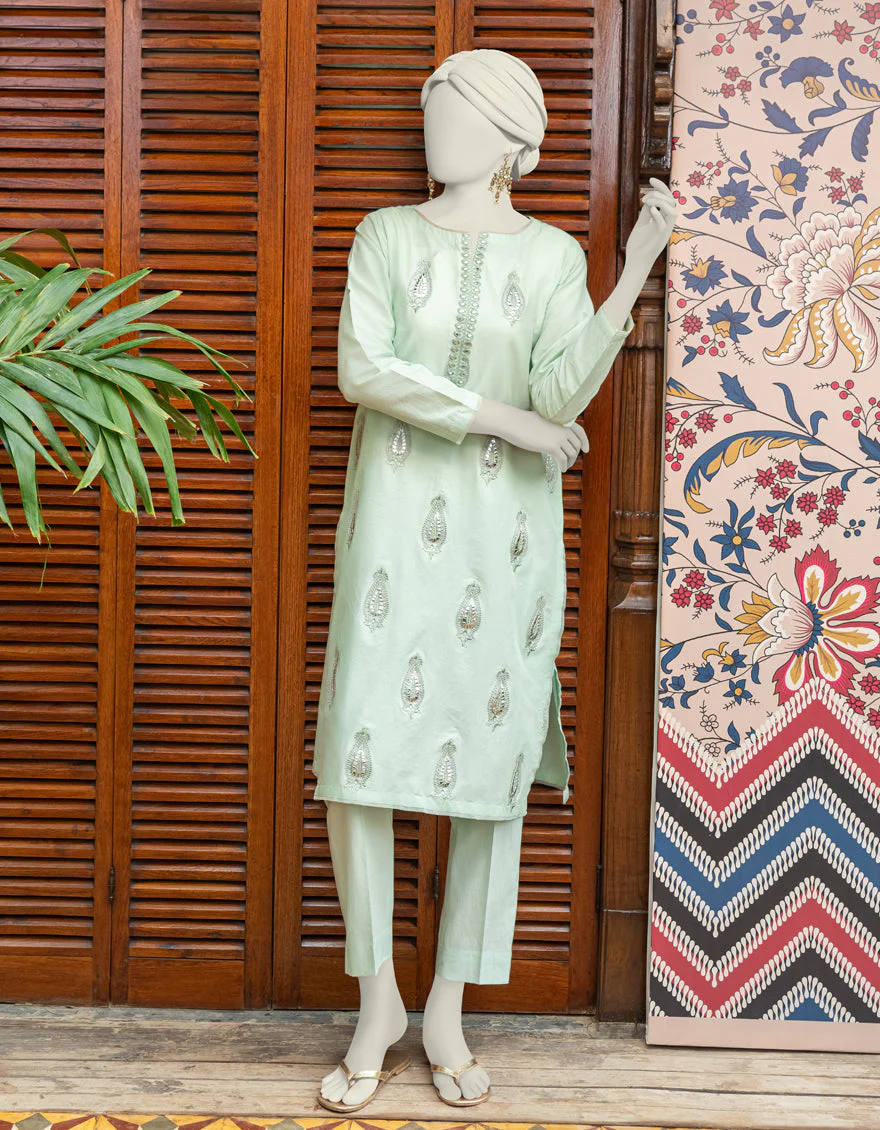GREEN KURTI | JJLK-JSS-US-04-319 - Image 3