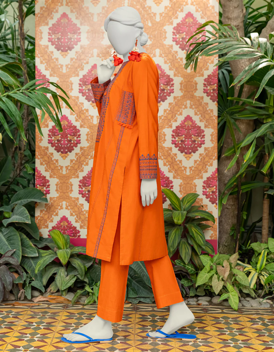 ORANGE KURTI | JJLK-JSS-US-04-333 - Image 3