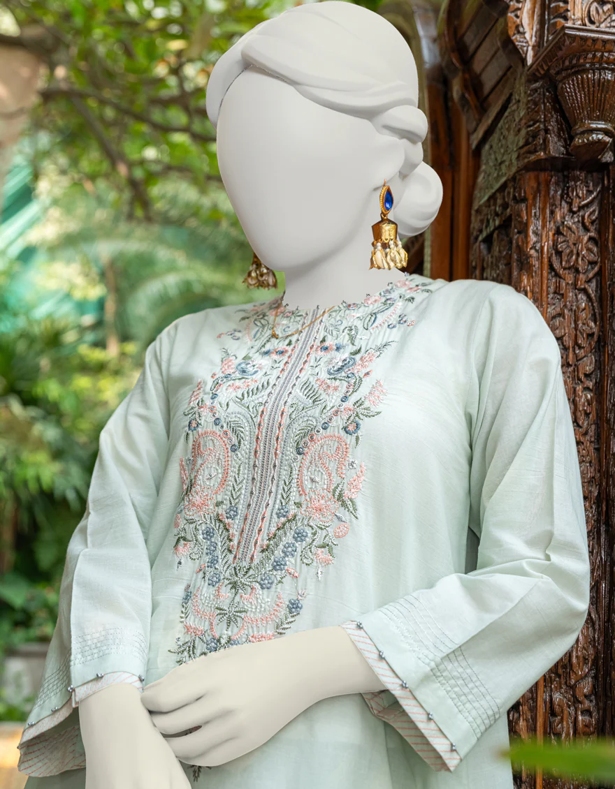 GREEN KURTI | JJLK-JSS-US-04-337 - Image 3