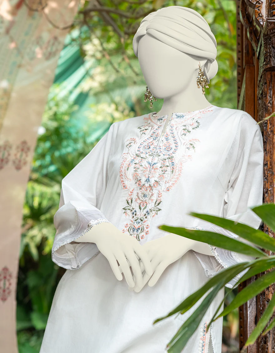 WHITE KURTI | JJLK-JSS-US-04-340 - Image 2