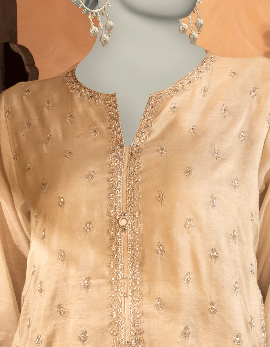 GREY PAPER COTTON KURTI | JJLK-S-JFS-25-202 FB/ELFESYA-2 - Image 4