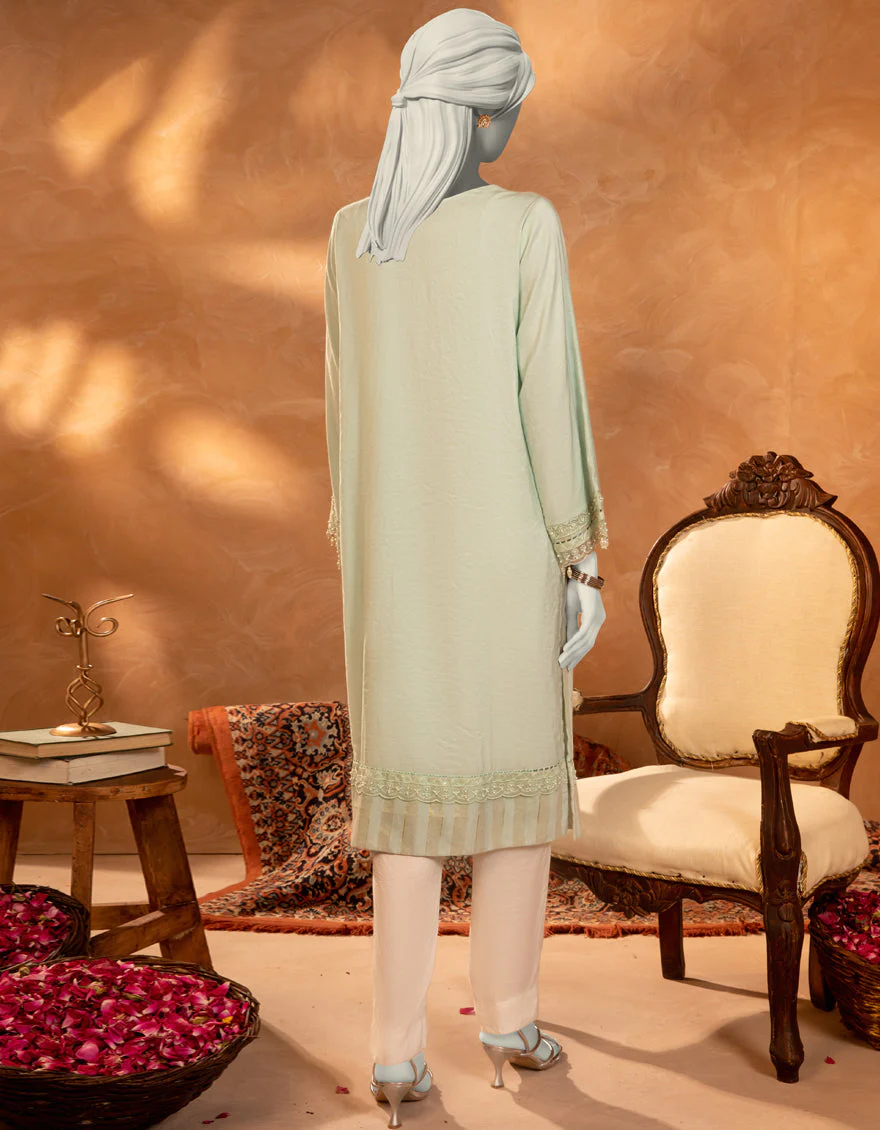 BLUE ZARI KURTI | JJLK-S-JFS-25-210 FB/ELFESYA-10 - Image 2