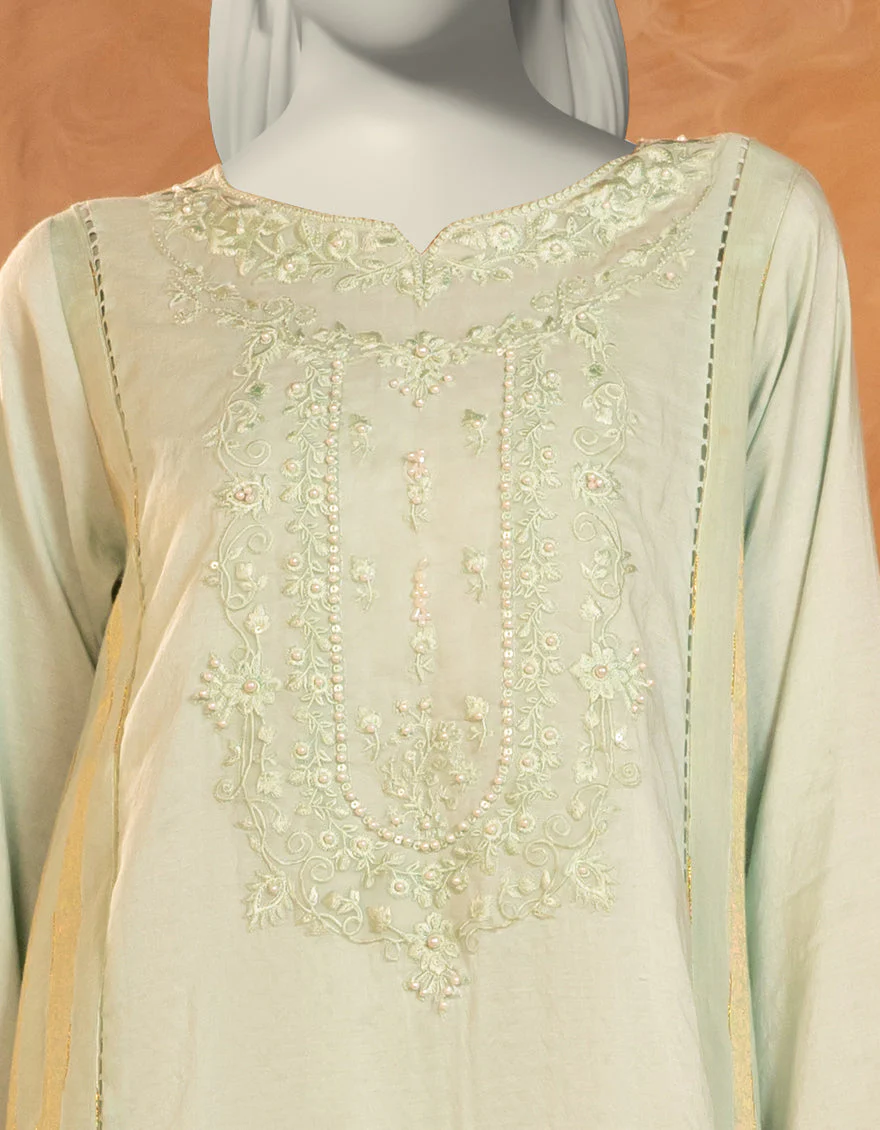 BLUE ZARI KURTI | JJLK-S-JFS-25-210 FB/ELFESYA-10 - Image 3