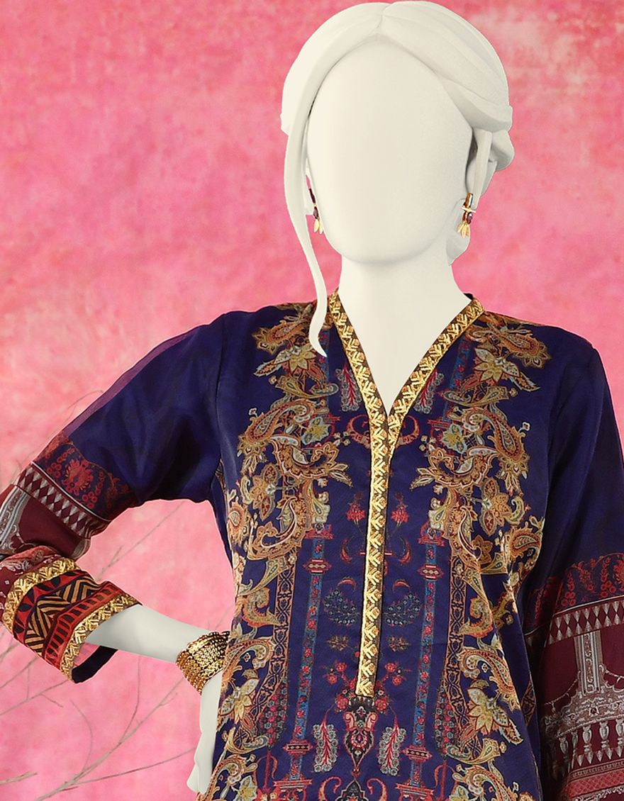 JJLK-S-JPWK-US-21-610 FB/Blue Qalamkari - Image 2