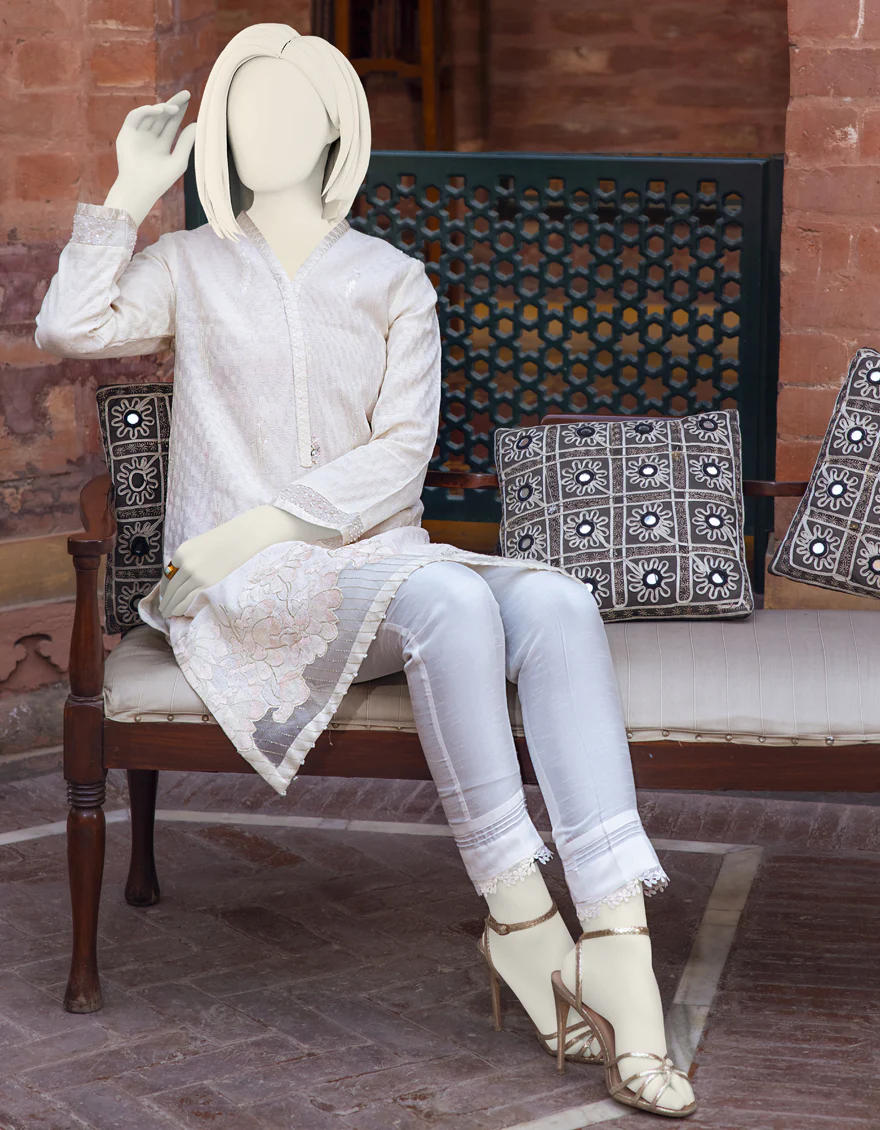 IVORY DOBBY KURTI | JJLK-S-JPWK-US-22-655 FB/FF-436 - Image 3