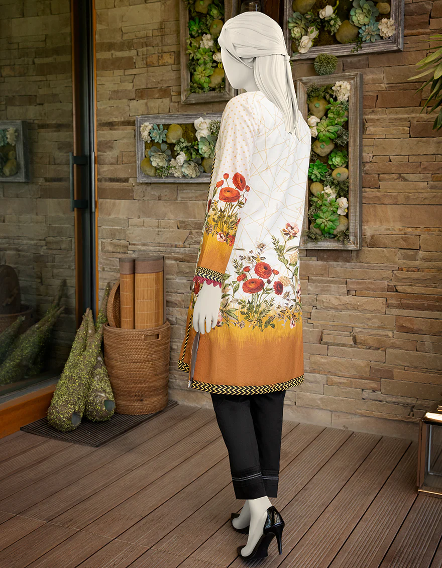 OFF WHITE DOBBY KURTI | JJLK-S-JPWK-US-22-656 FB/FF-439 - Image 2