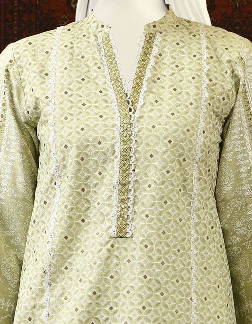 GREEN LAWN KURTI | JJLK-S-JPWK-US-22-660 FB/40*40/90*60 - Image 3