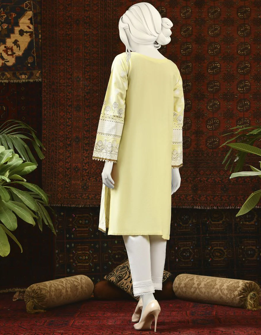 YELLOW LAWN KURTI | JJLK-S-JPWK-US-22-662 FB/40*40/90*60 - Image 3