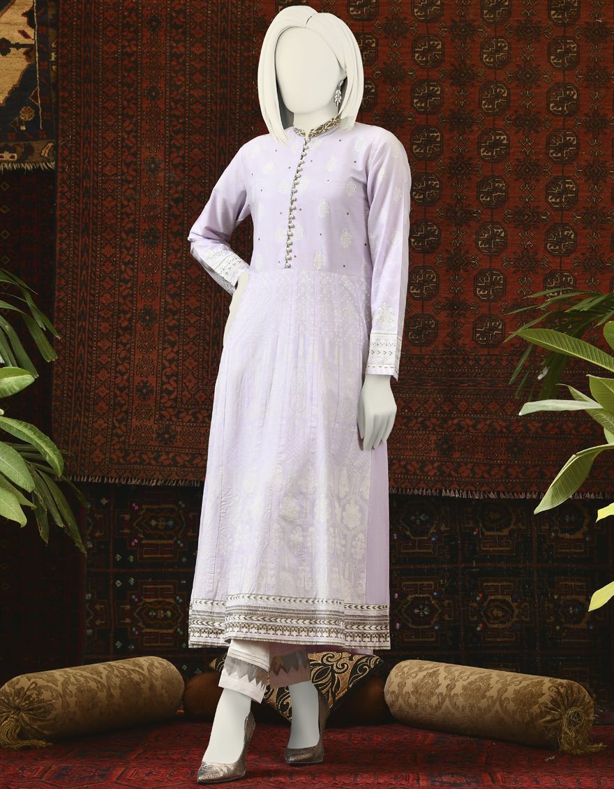 LILAC LAWN KURTI | JJLK-S-JPWK-US-22-664 FB/40*40/90*60 - Image 3