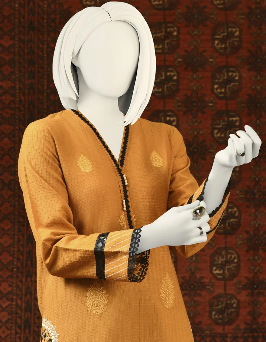 MUSTARD KURTI | JJLK-S-JPWK-US-22-665 FB/FFF-429 - Image 3
