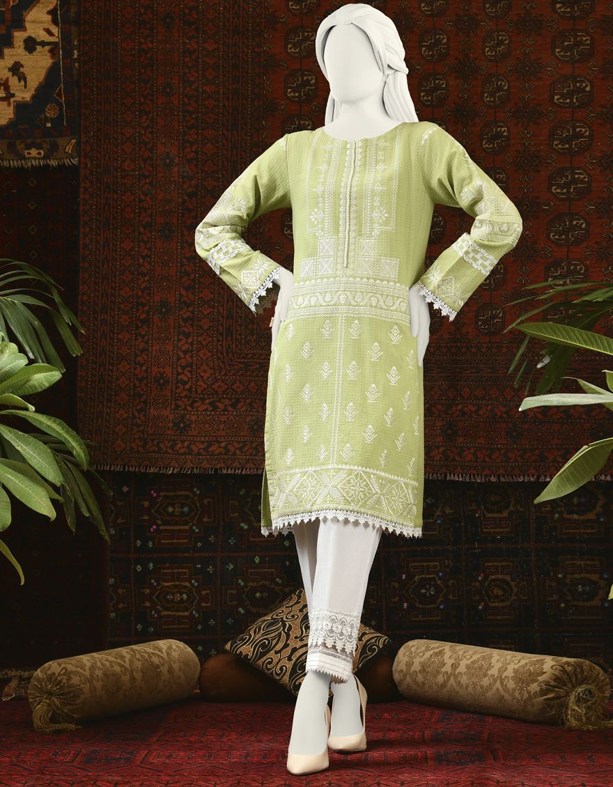 GREEN KURTI | JJLK-S-JPWK-US-22-666 FB/FFF-429