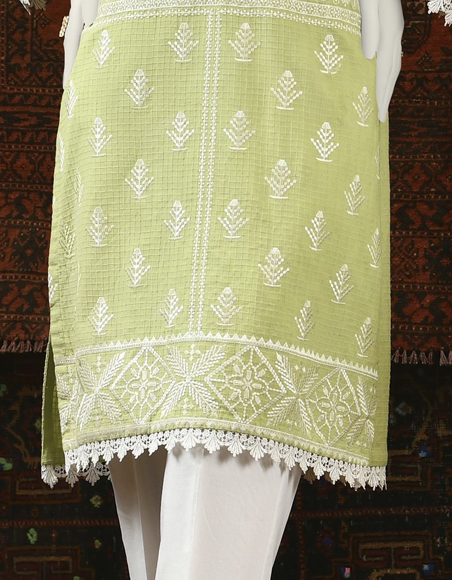 GREEN KURTI | JJLK-S-JPWK-US-22-666 FB/FFF-429 - Image 2