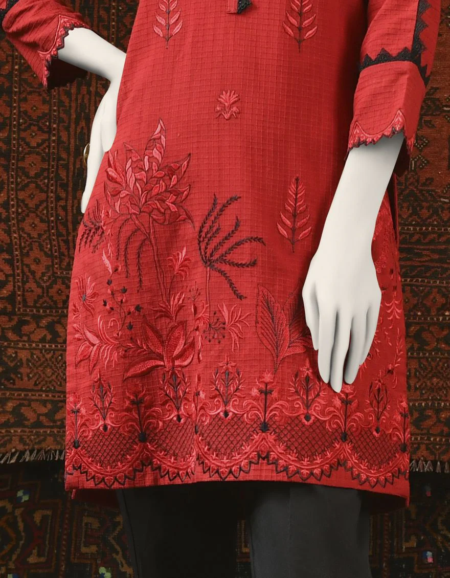RED KURTI | JJLK-S-JPWK-US-22-667 FB/FF-429 - Image 3
