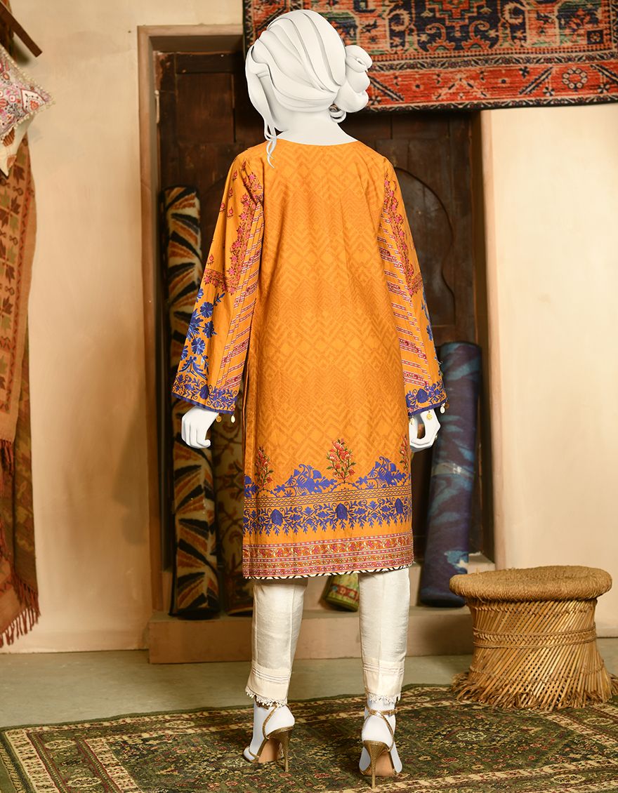 MUSTARD CAMBRIC KURTI | JJLK-S-JPWK-US-22-678 FB/CHASING GLORY - Image 3