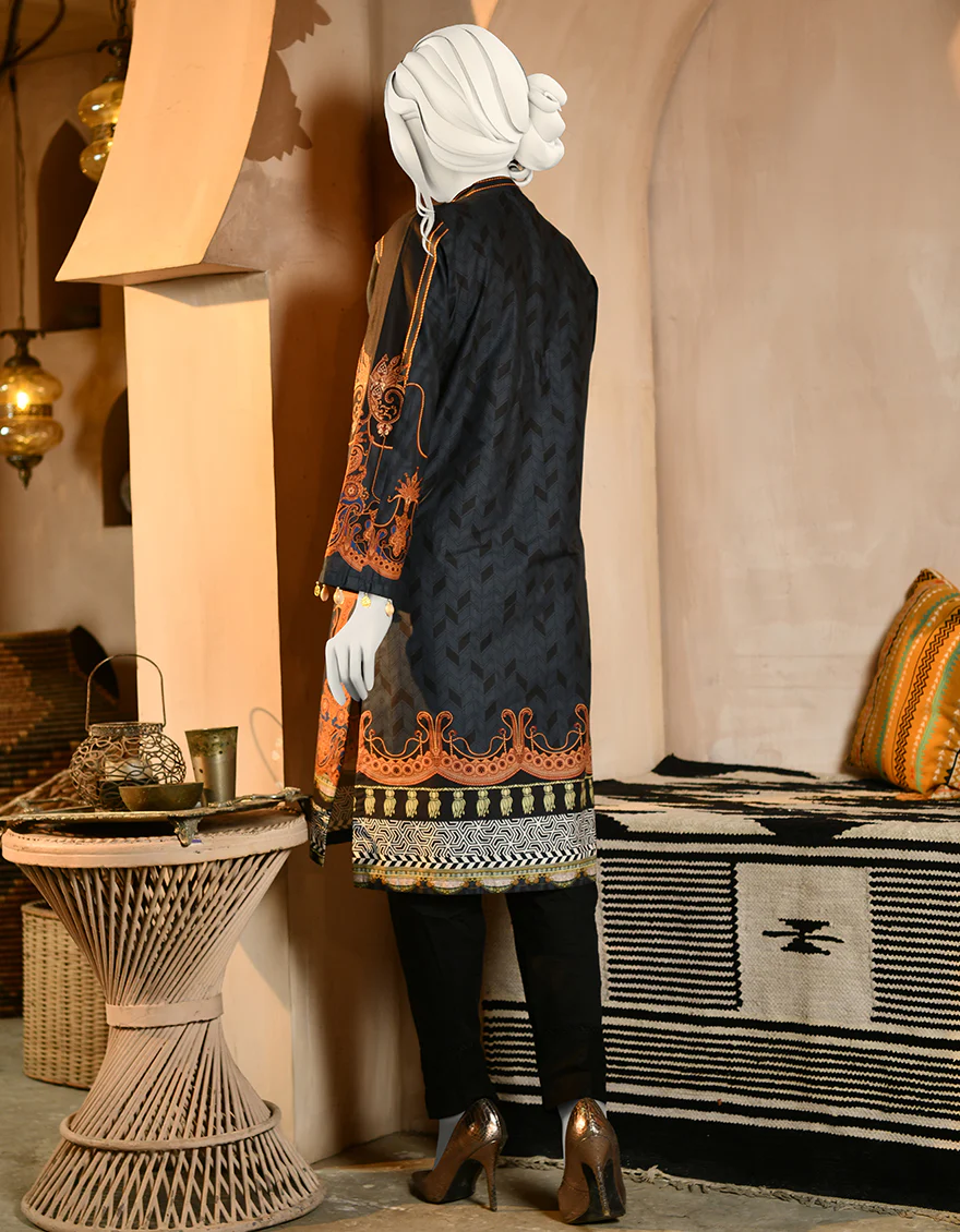 TEAL BLUE CAMBRIC KURTI | JJLK-S-JPWK-US-22-683 FB/TEAL - Image 3