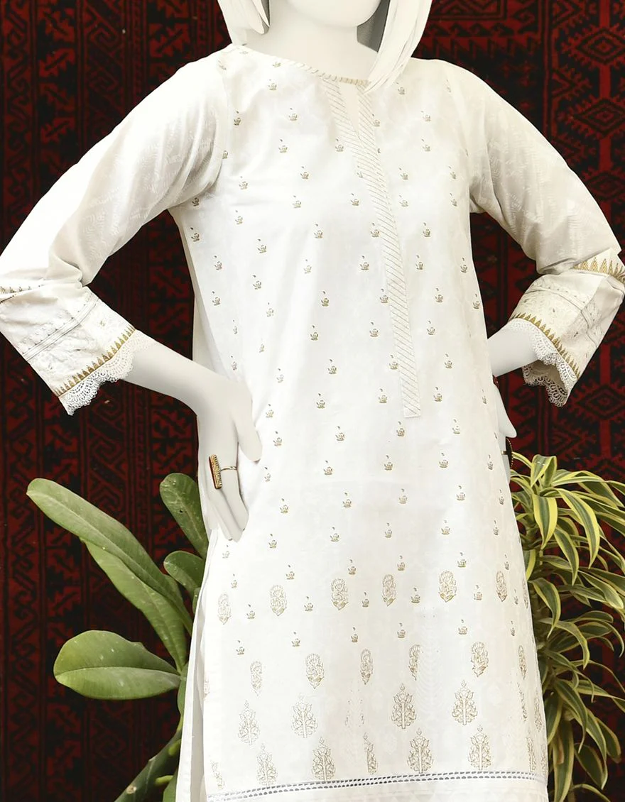 WHITE KURTI | JJLK-S-JPWK-US-22-687 FB/40*40/90*60 - Image 3