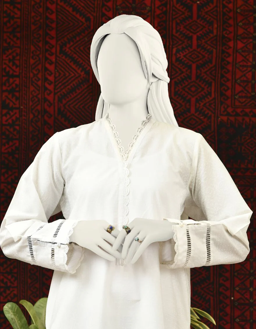 WHITE KURTI | JJLK-S-JPWK-US-22-688 FB/40*40/90*60 - Image 2
