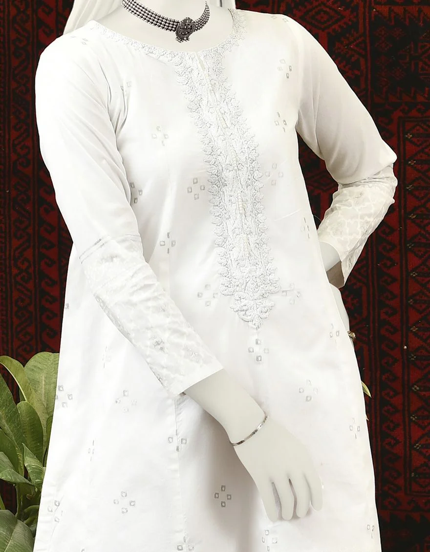 WHITE KURTI | JJLK-S-JPWK-US-22-689 FB/RFD 40*40/90*60 - Image 3