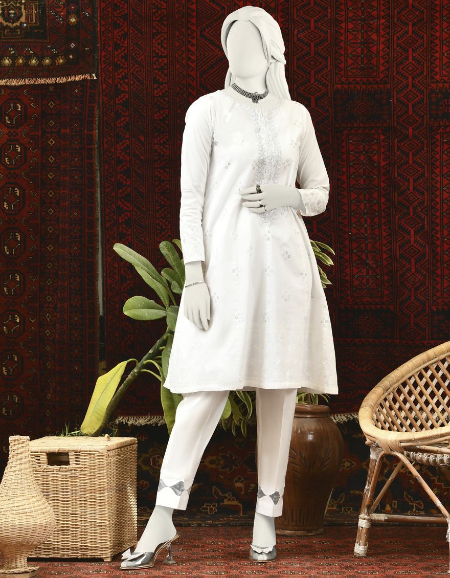 WHITE KURTI | JJLK-S-JPWK-US-22-689 FB/RFD 40*40/90*60 - Image 4
