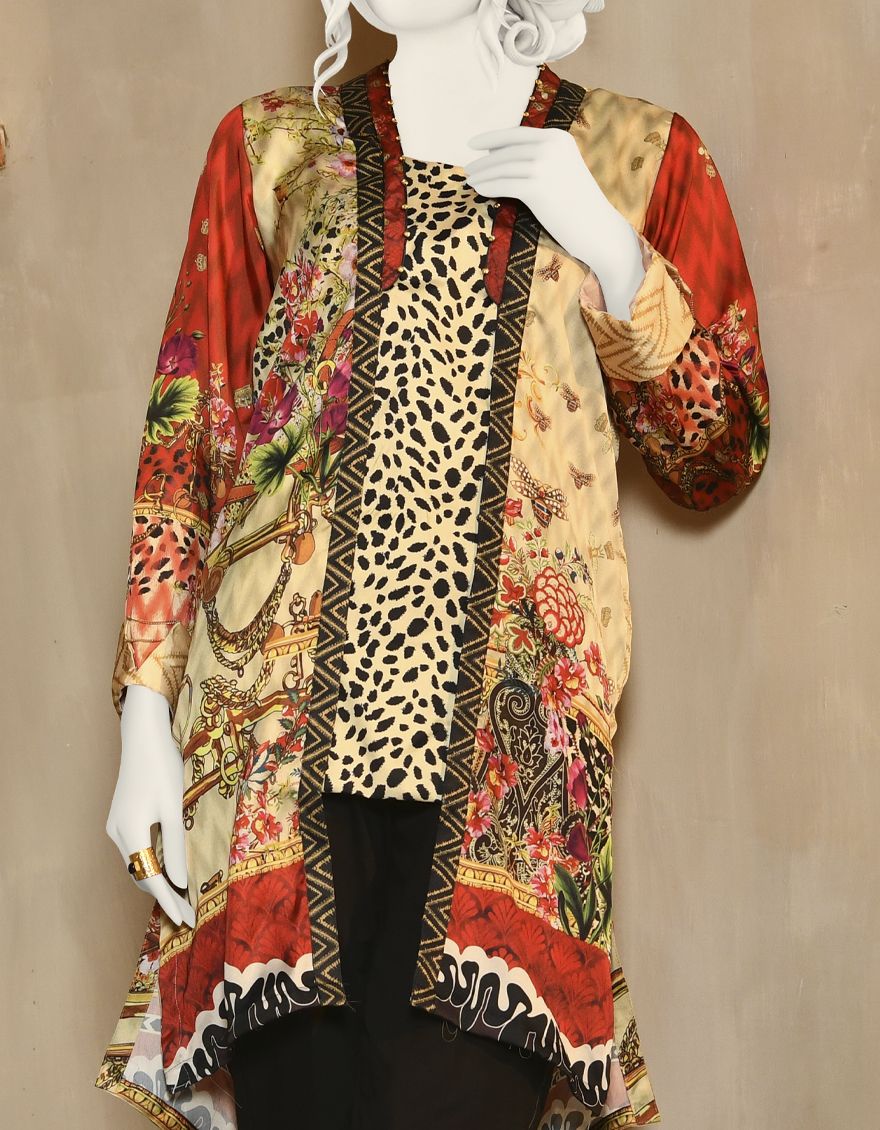BEIGE KURTI | JJLK-S-JPWK-US-22-695 FB/CARAMEL - Image 2